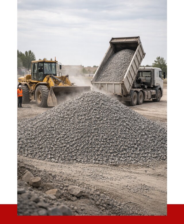 Купить щебень с доставкой в Кизляре от 2540 руб. | ПРОНЕРУДКзр