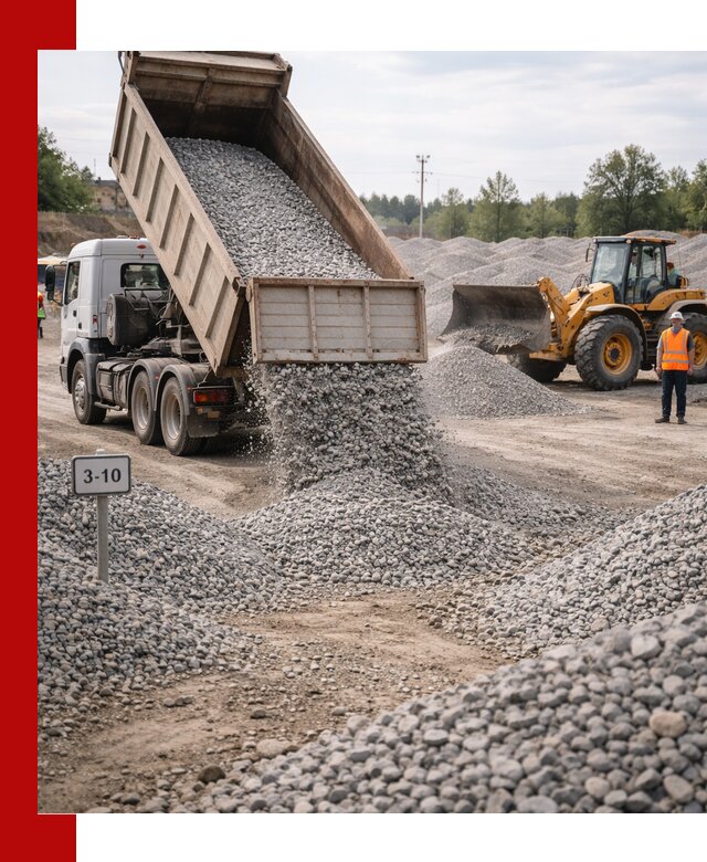 Гранитный щебень фракции 3–10: доставка и продажа в Кизляре