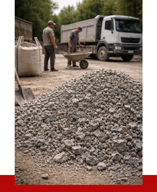 Гранитный щебень фракция 20-40 в Кизляре от 3252 руб. ПРОНЕРУДКзр