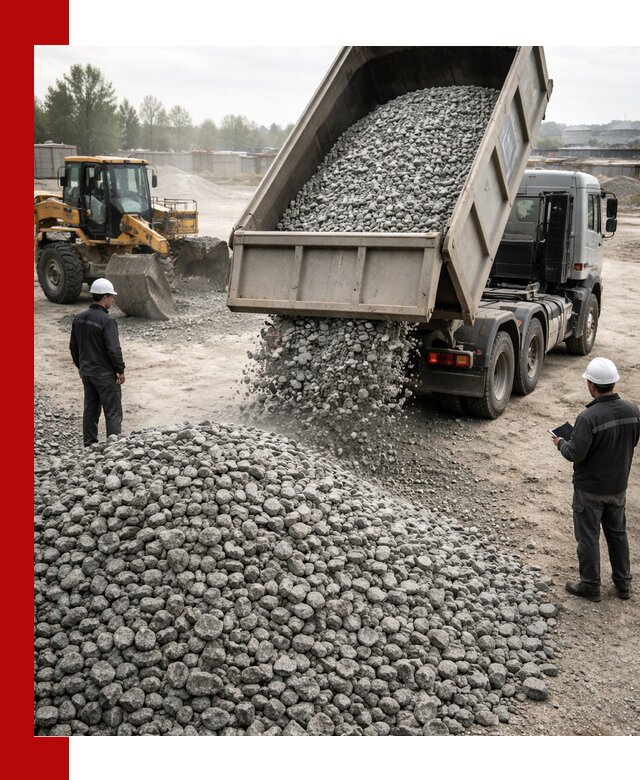 Доставка гранитного щебня фракции 20-40 в Кизляре