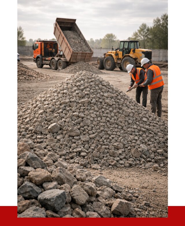 Гранитный щебень фракция 40-70 в Кизляре от 2540 руб ПРОНЕРУДКзр