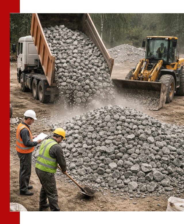 Гранитный щебень фракция 70-150 доставка в Кизляре