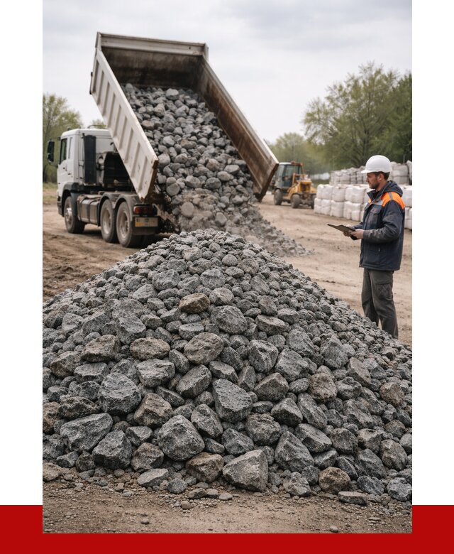 Гранитный щебень фракция 100-200 в Кизляре от 4268 р. ПРОНЕРУДКзр