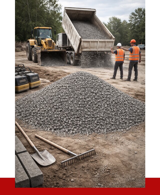 Гравийный щебень купить в Кизляре от 2235 р. ПРОНЕРУДКзр