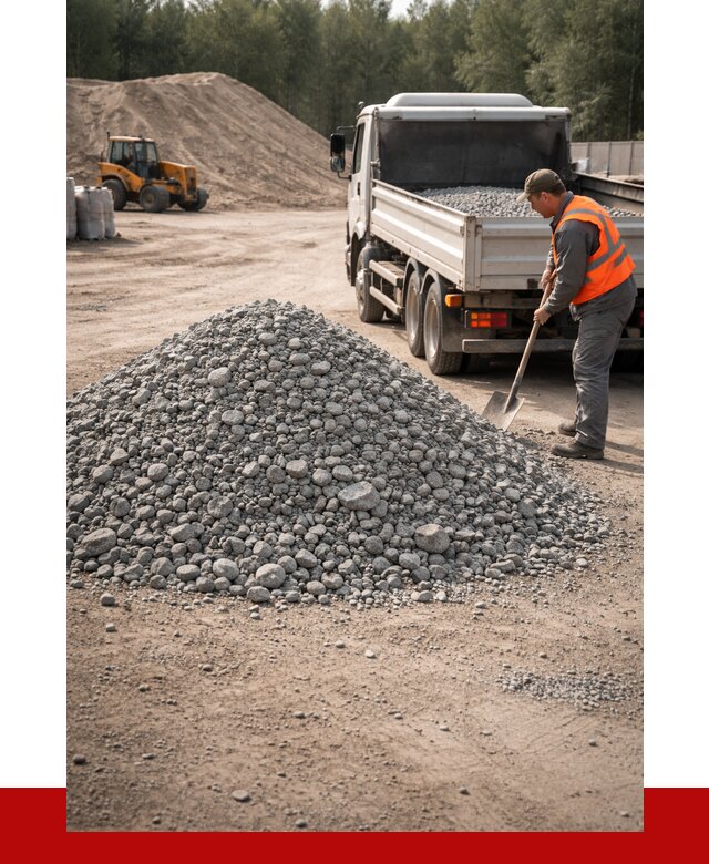 Гравийный щебень фракция 5-10 в Кизляре от 2235 р. | ПРОНЕРУДКзр