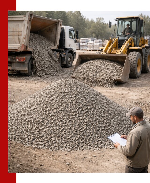 Гравийный щебень фракция 5–10 с доставкой в Кизляре