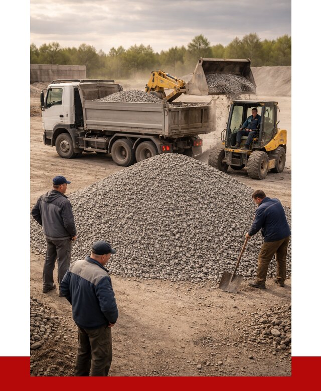 Гравийный щебень фракция 5-20 в Кизляре от 2439 р. ПРОНЕРУДКзр
