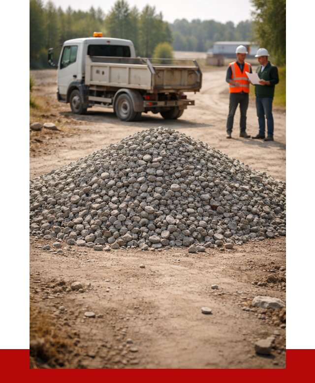 Гравийный щебень фракция 20-40 в Кизляре от 1219 р. | ПРОНЕРУДКзр