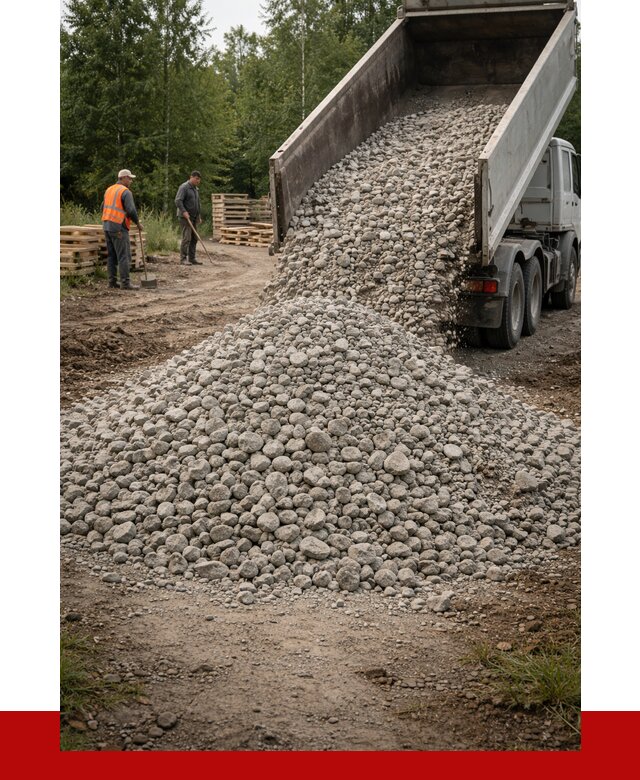 гравийный щебень фракция 70-120 в Кизляре от 2489 р. ПРОНЕРУДКзр