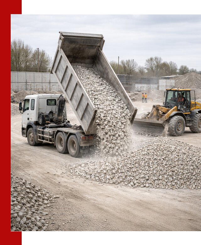 Доставка и продажа известнякового щебня в Кизляре