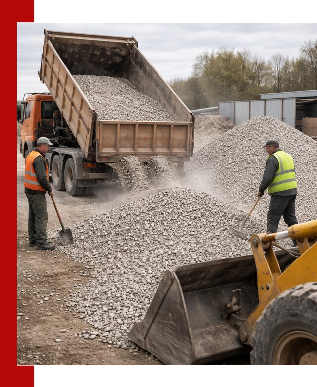 Доломитовый щебень фракции 5-20 с доставкой в Кизляре