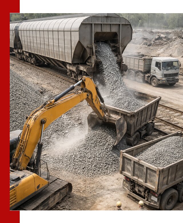 Доставка железнодорожного щебня в Кизляре крупными партиями быстрого отгруза