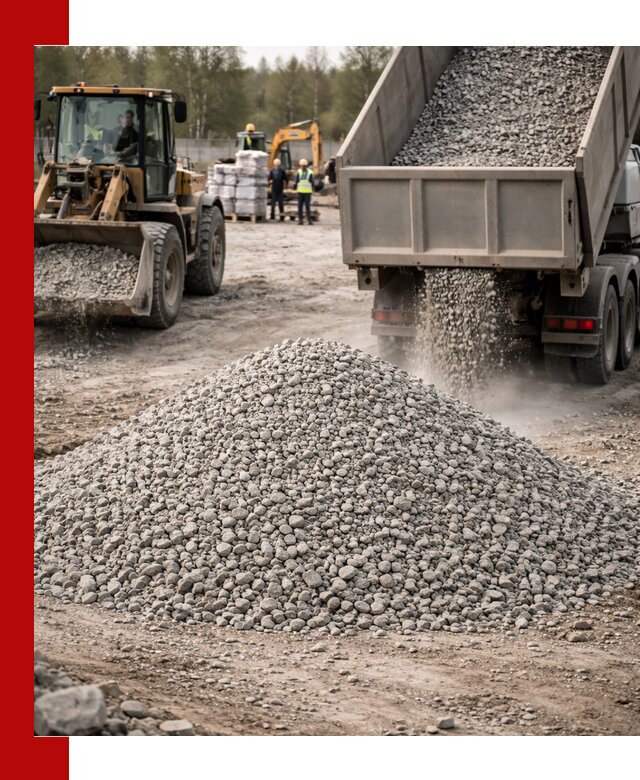 Вторичный щебень фракции 5-20 в Кизляре — доставка и продажа крупнотоннажно