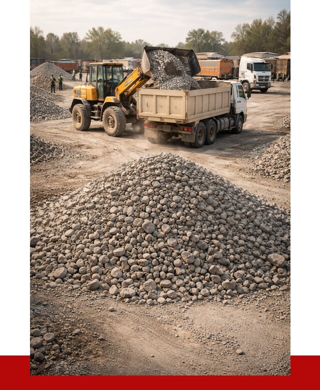 Вторичный щебень фракция 40-70 в Кизляре от 1768 р, ПРОНЕРУДКзр