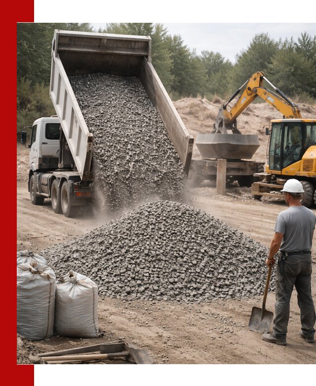 Доставка и продажа бетонного щебня в Кизляре