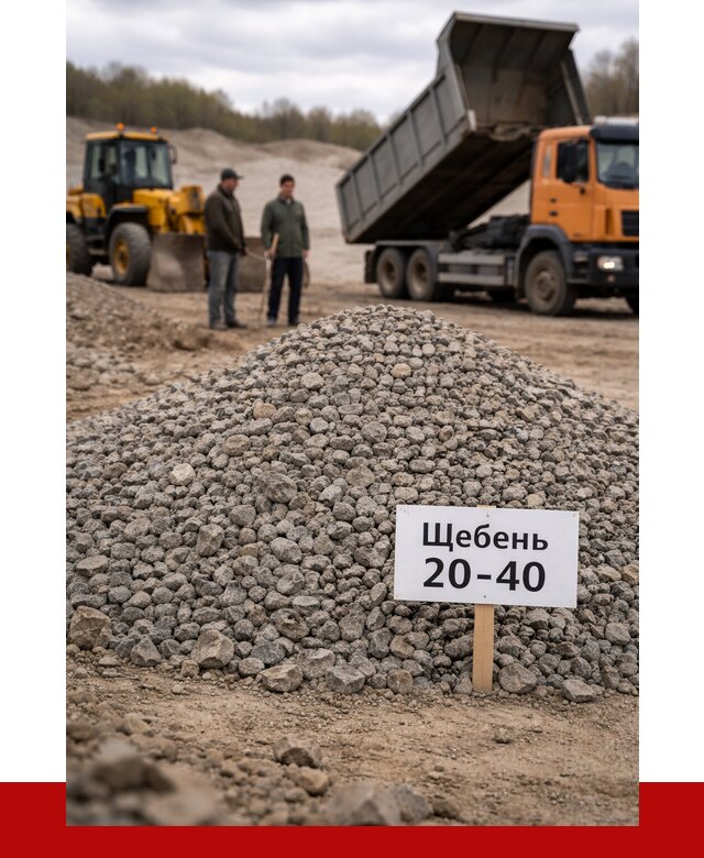 Бетонный щебень фракция 20-40 в Кизляре от 2489 р. | ПРОНЕРУДКзр