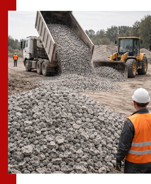 Доставка бетонного щебня фракции 20-40 в Кизляре