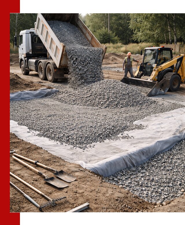 Щебень для фундамента с доставкой в Кизляре