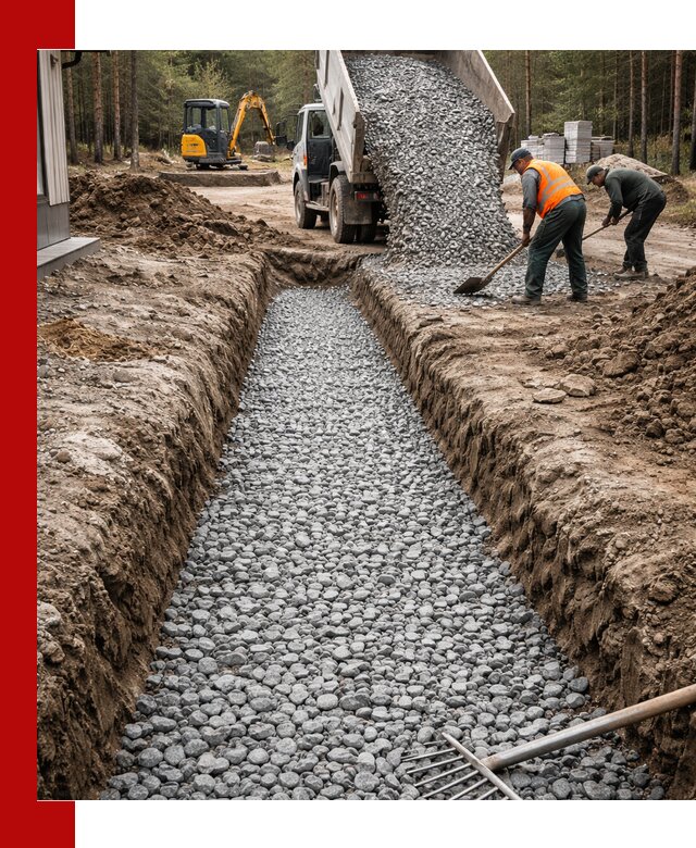 Щебень для дренажа с доставкой в Кизляре высокого качества