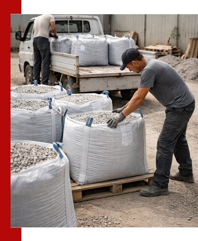 Доставка щебня в мешках по выгодным ценам в Кизляре
