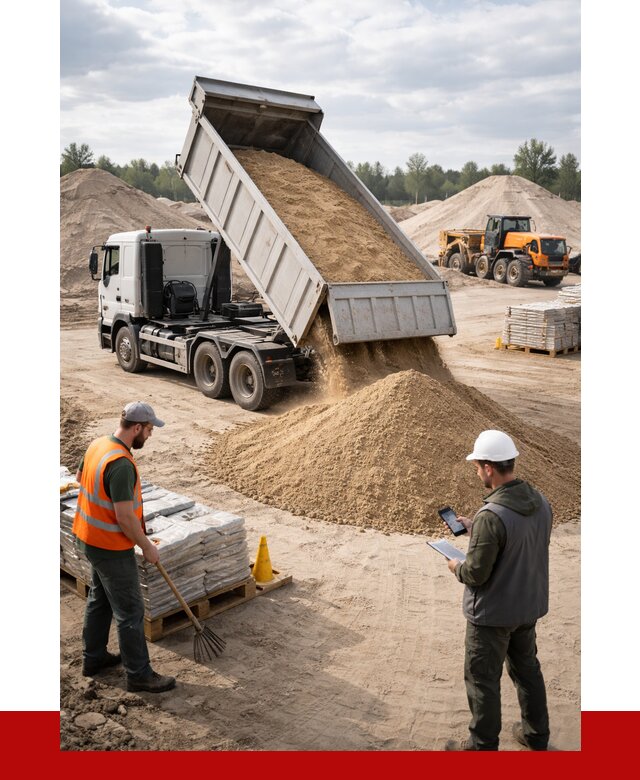 Карьерный песок с доставкой в Кизляре от 3658 р. ПРОНЕРУДКзр