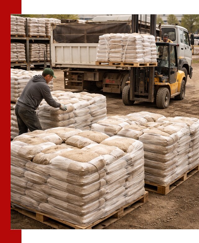 Карьерный песок в мешках с доставкой в Кизляре