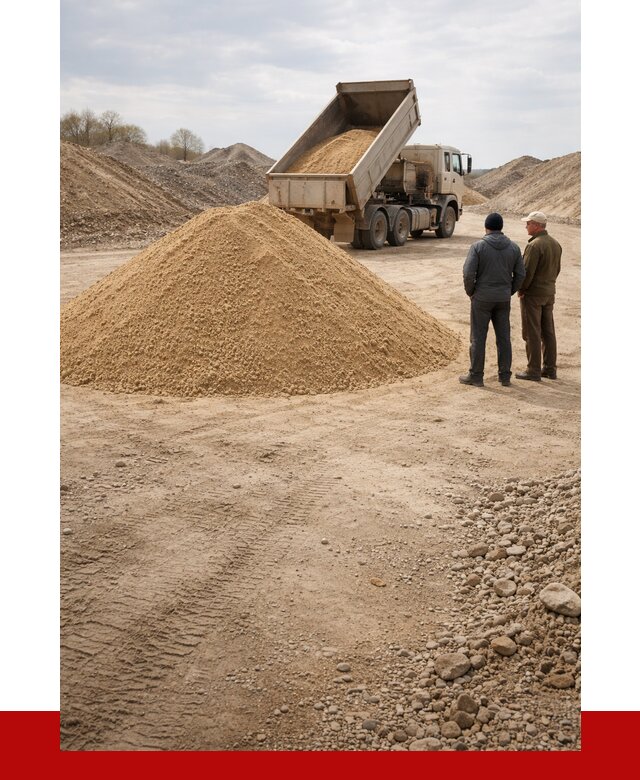 Карьерный песок крупнозернистый в Кизляре от 8637 р | ПРОНЕРУДКзр