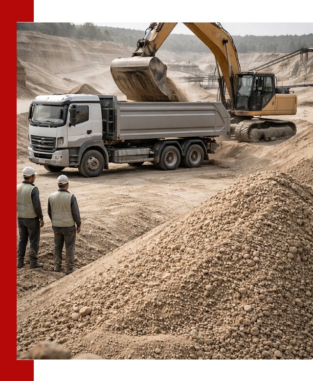 Карьерный крупнозернистый песок с доставкой в Кизляре