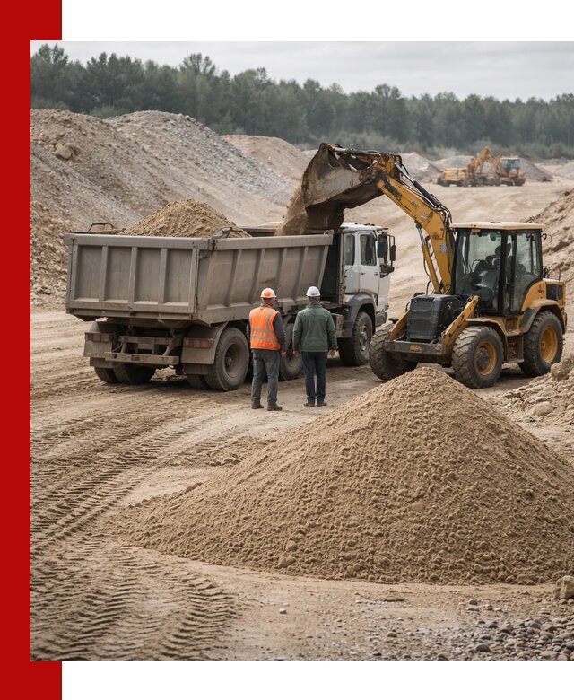 Карьерный среднезернистый песок с доставкой в Кизляре