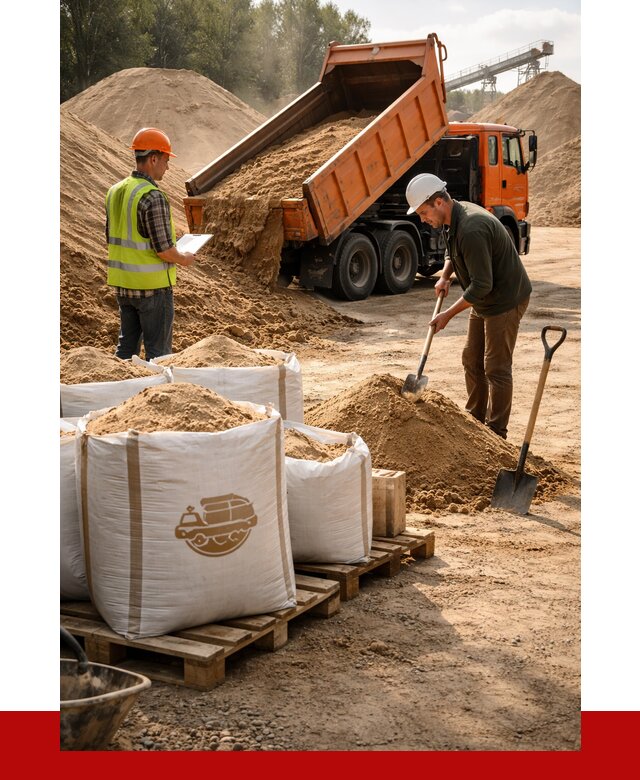 Строительный песок в Кизляре от 2235 р. с доставкой, ПРОНЕРУДКзр