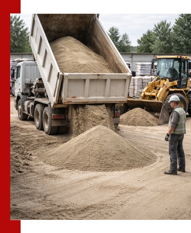 Поставка и доставка песка для бетона в Кизляре