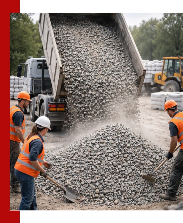 Доставка гравия и камня в Кизляре оптом и в розницу
