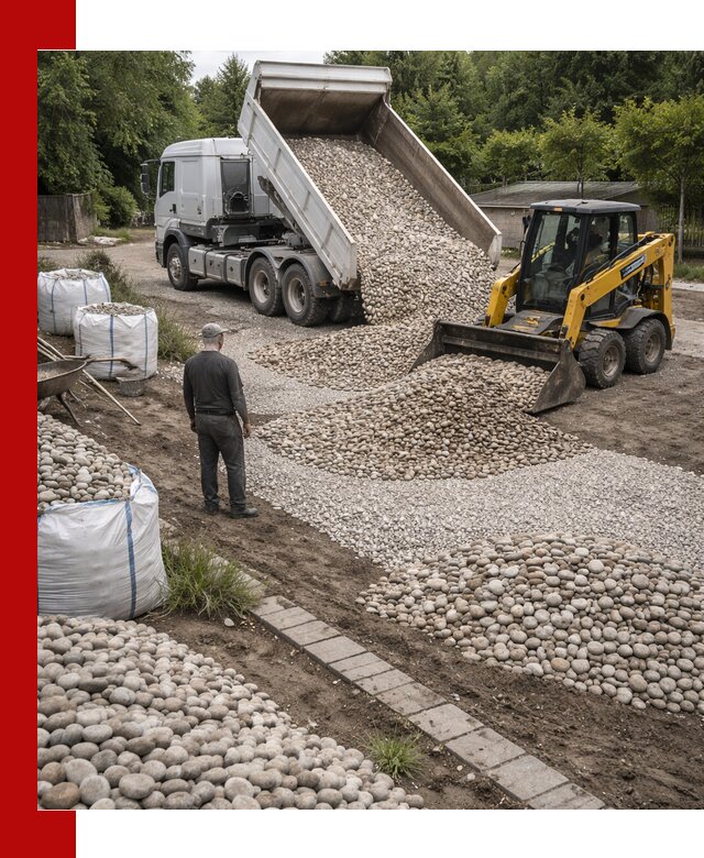 Доставка морской гальки оптом и в розницу в Кизляре