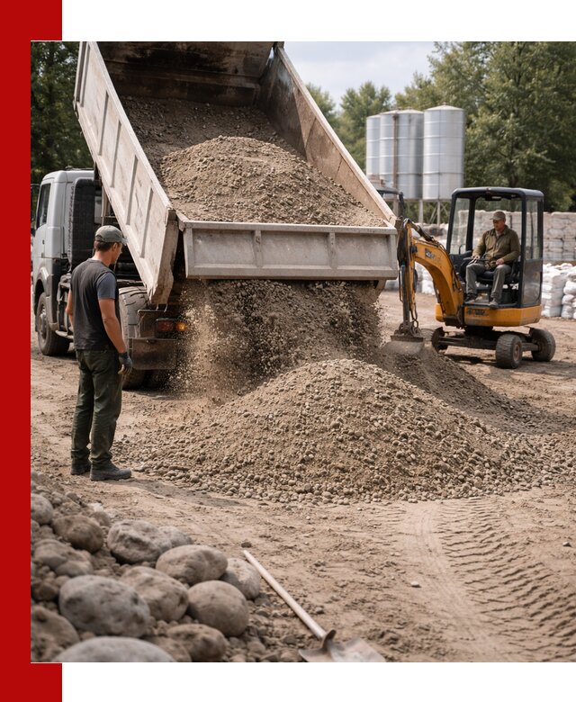 Доставка ПГС С3 в Кизляре самосвалами и миксерами
