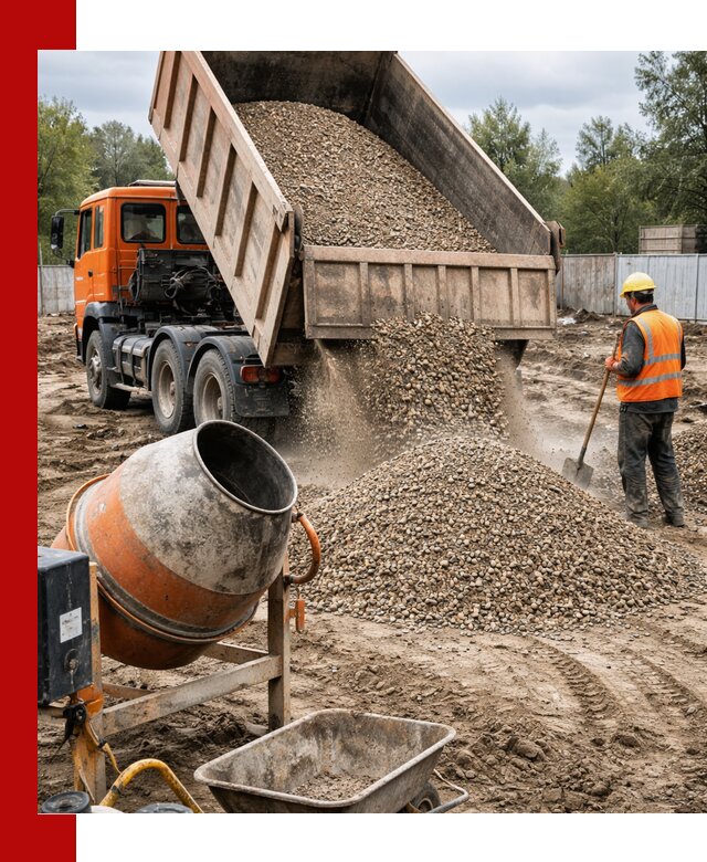 Опгс для бетона с доставкой самосвалом в Кизляре от производителя