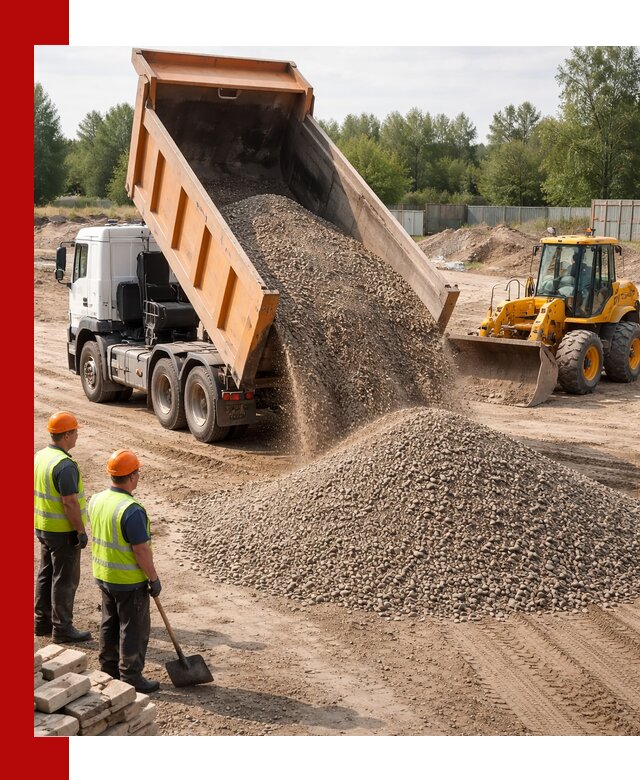 Доставка щебёночно-песчаной смеси ЩПС С7 в Кизляре