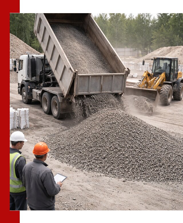 Доставка и продажа гранитного отсева 0-10 в Кизляре