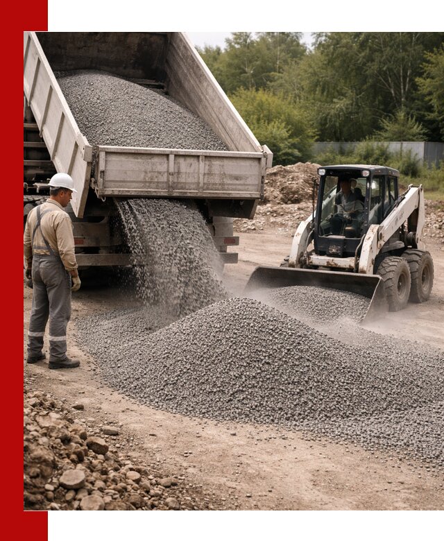 Доставка гравийного отсева 0-5 в Кизляре оптом и в розницу