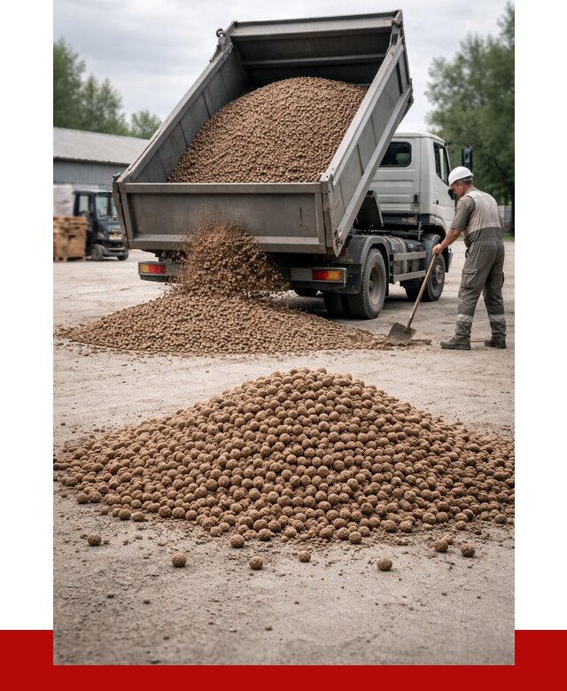 Керамзит с доставкой в Кизляре от 4268 р. за м3 | ПРОНЕРУДКзр