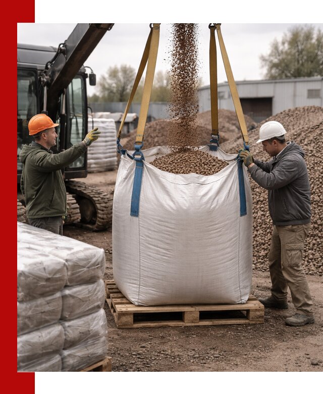 Керамзит в биг-бегах с доставкой в Кизляре