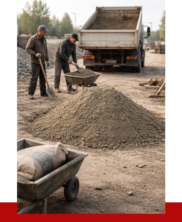 Цементно-песчаная смесь М150 в Кизляре от 4776 р. | ПРОНЕРУДКзр