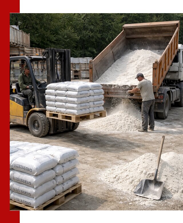 Доставка строительной извести оптом и в розницу в Кизляре