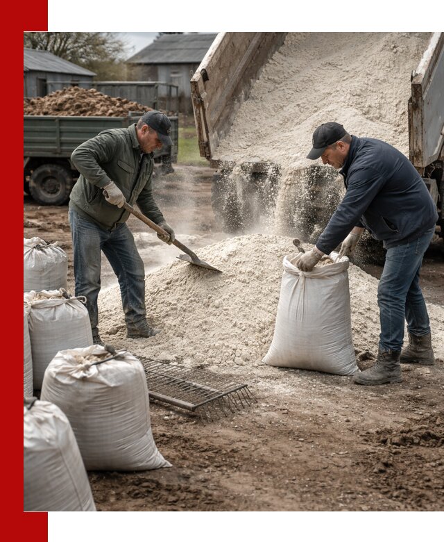 Доставка извести пушонки в Кизляре оптом и мелким оптом