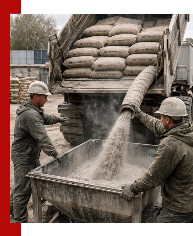 Доставка цемента М400 в Кизляре оптом и в розницу