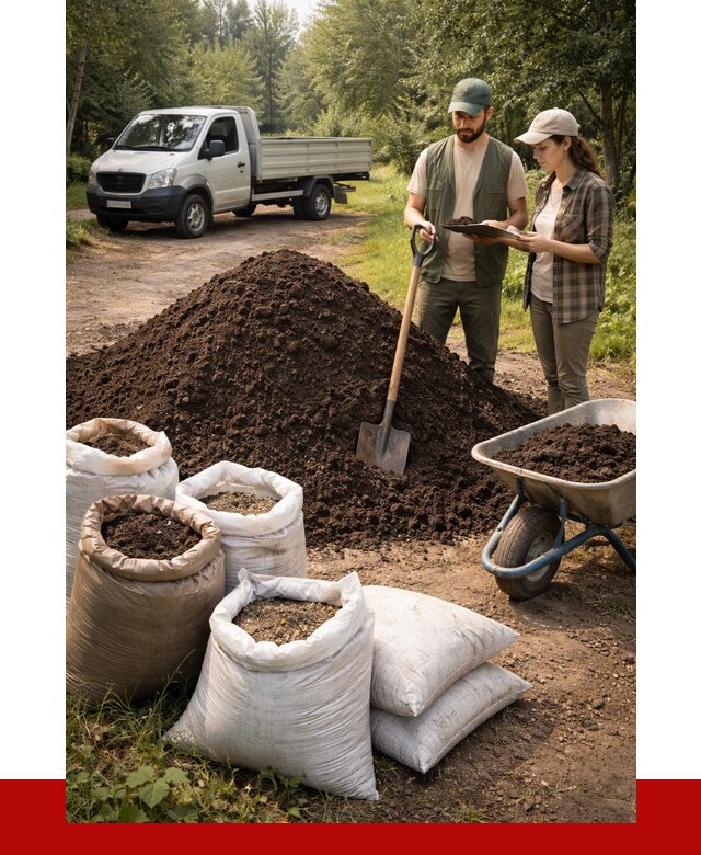 Купить грунт с доставкой в Кизляре от 4572 р. за м3 | ПРОНЕРУДКзр