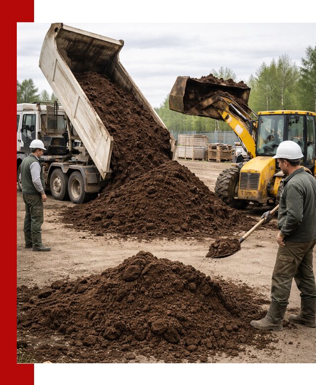 Доставка торфа оптом и в мешках в Кизляре