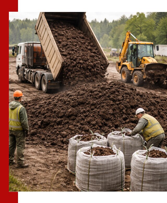 Доставка нейтрального торфа в Кизляре оптом и в розницу