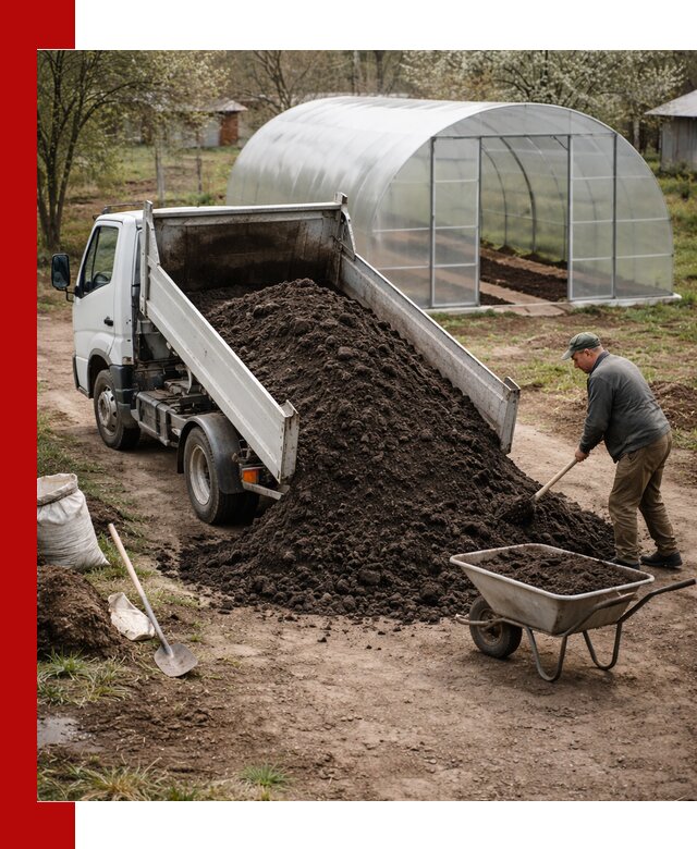 Чернозем для теплицы с доставкой в Кизляре