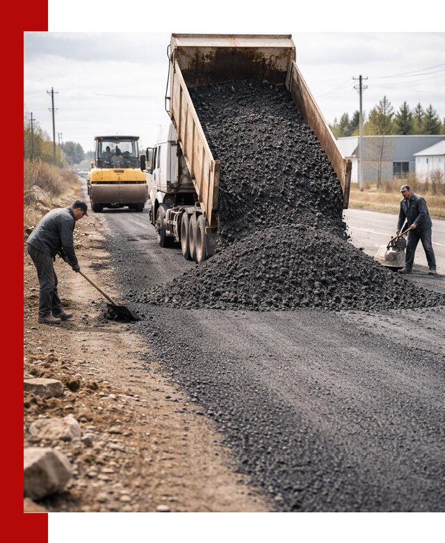 Асфальтовая крошка для дорог в Кизляре — поставка и доставка