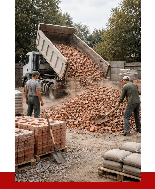 Бой кирпича в Кизляре с доставкой от 4268 руб/куб | ПРОНЕРУДКзр